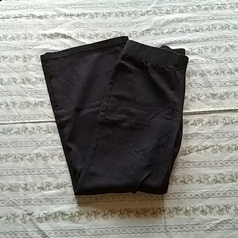 Girls Black Sparkly Pants